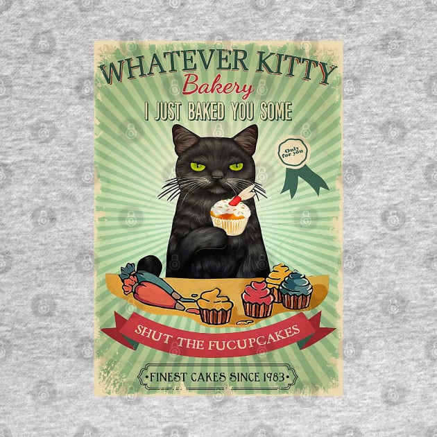 BLACK CAT BAKERY FUCUPCAKES by gokilshop